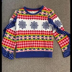 Matilda Jane girls 4t Falling Snow top